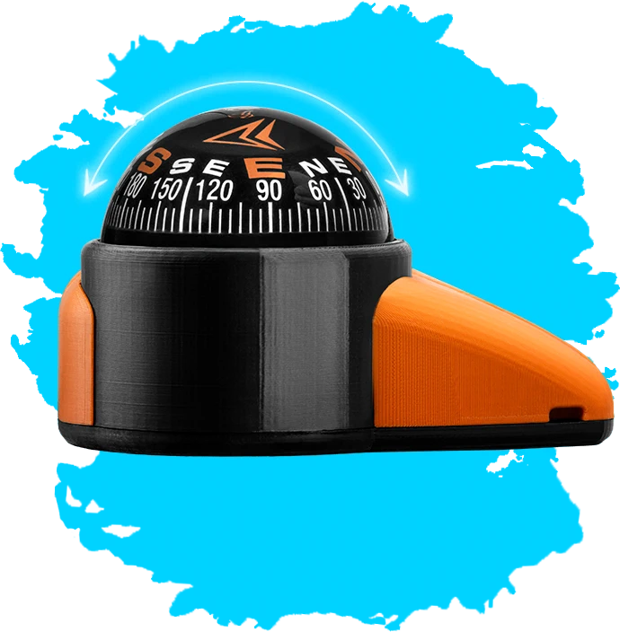 Large Liquid-Filled Compass